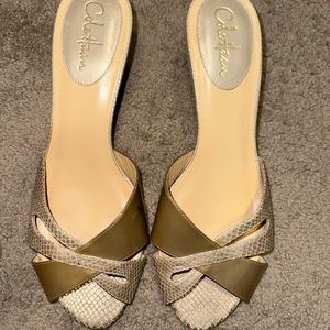 Cole Haan Kitten Heel Slides